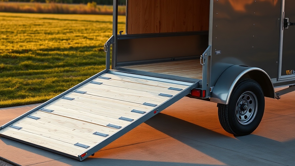Wells Cargo 6×12 Ramps and Loading: Safe Techniques